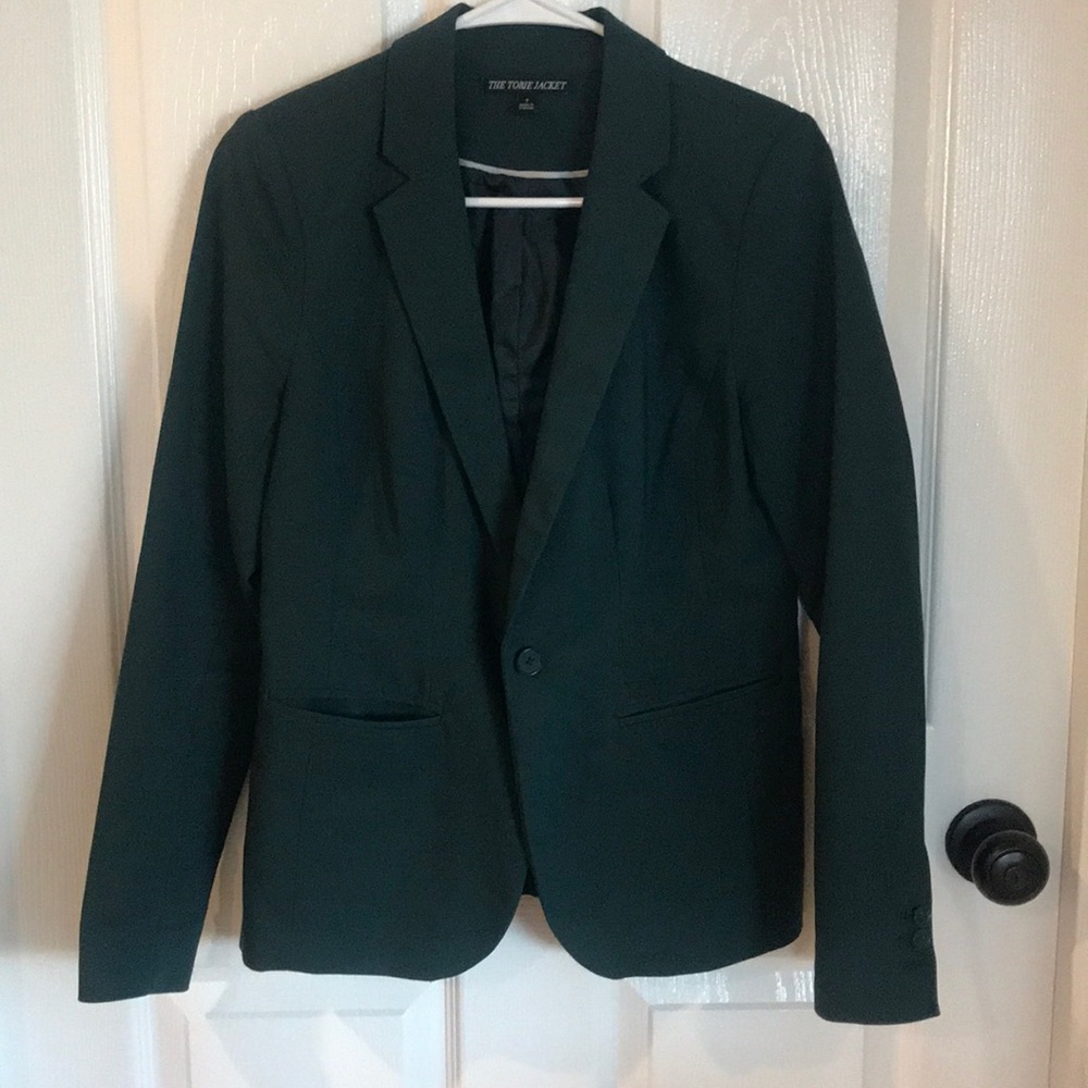 Emerald green blazer